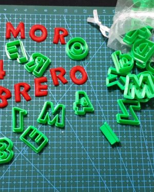 Abecedario y Números de 2cm