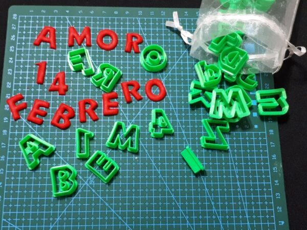 Abecedario y Números de 2cm