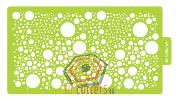 Stencil Flexible Alto 166