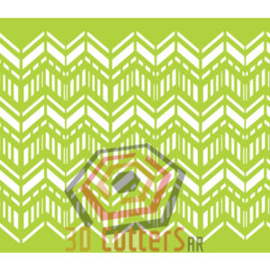 Stencil Flexible Alto 167
