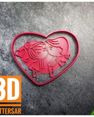 Pareja en corazón