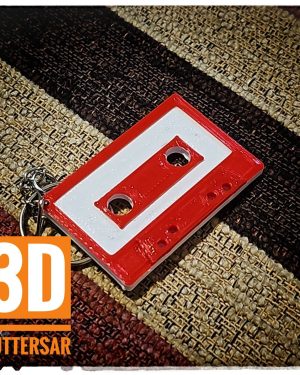 Llavero Cassette retro 2 colores